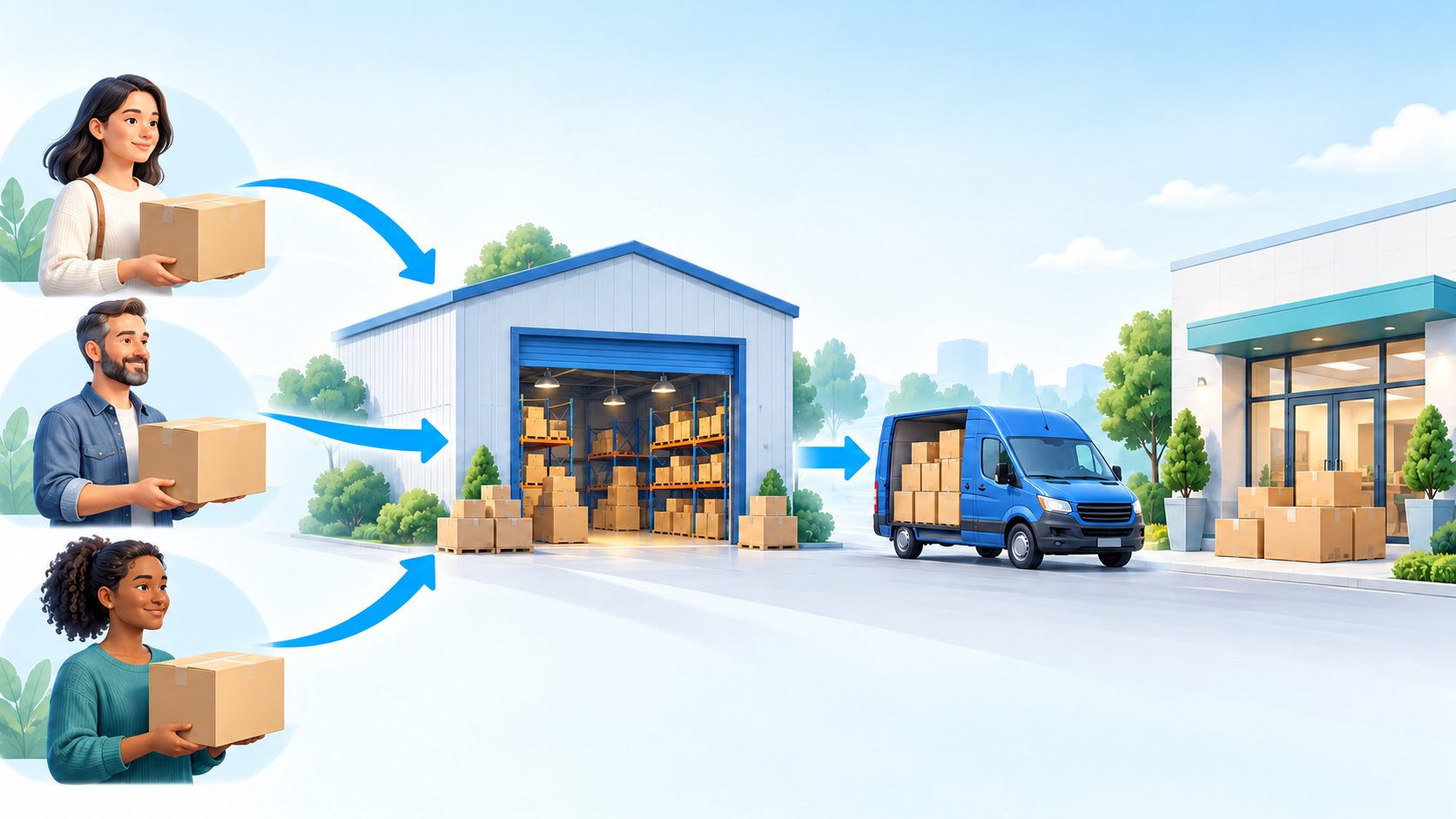 How to Create or Join a Shipping Group on HuaBang Express: Illustrated Guide