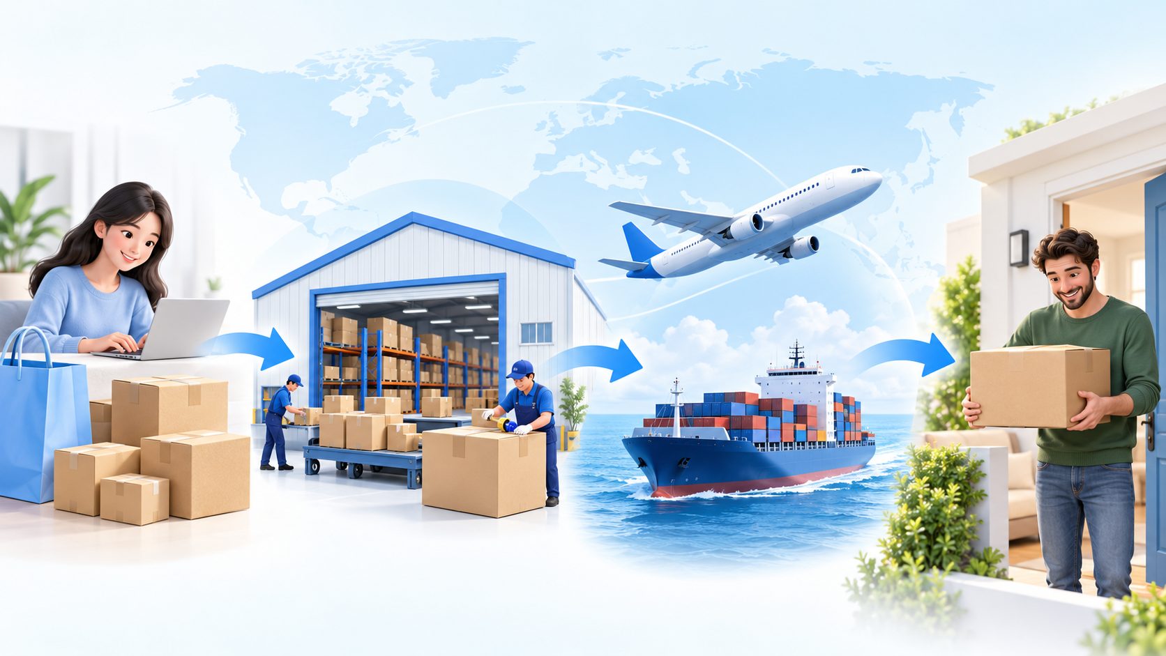 Logistics illustration